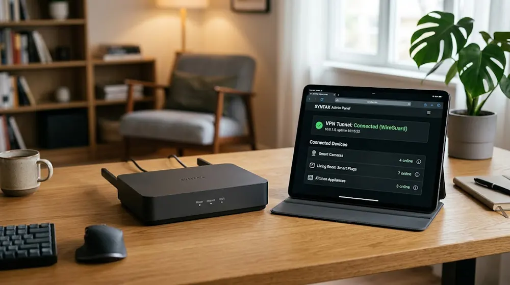 Configuring the best VPN for IoT 2026 using the ExpressVPN Aircove device groups interface.